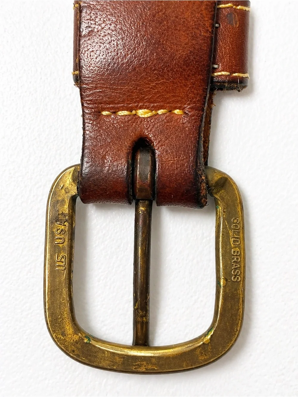 Vintage Reef Riders Embossed Mahi-Mahi Fish Leather Belt Men’s 38